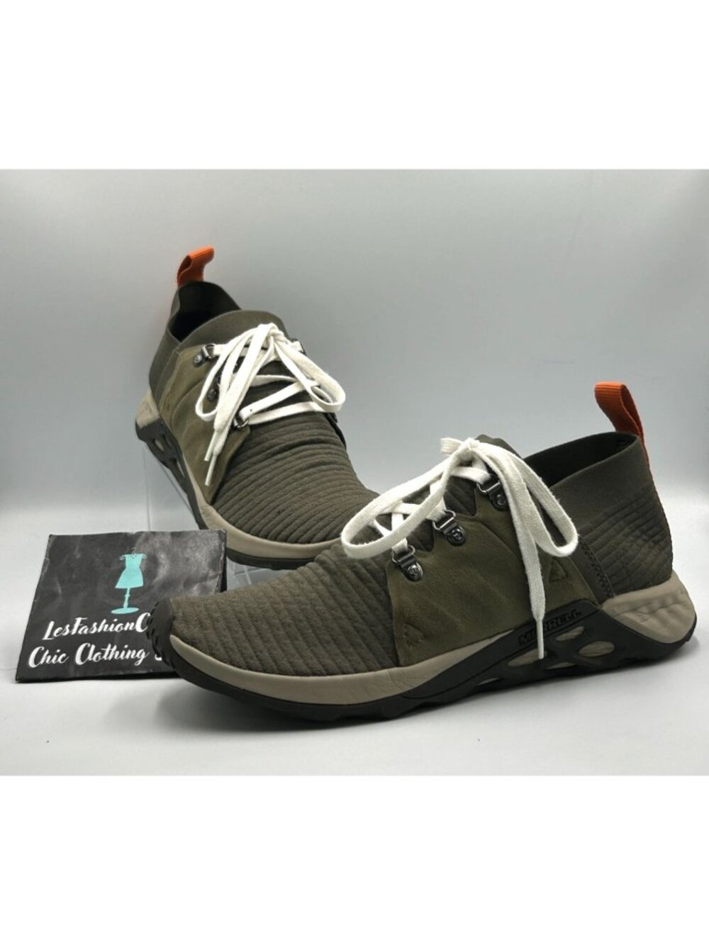 Merrell Men's Olive Green Range AC+ Lace-Up Sneakers Size 12 3292 - Picture 13 of 16